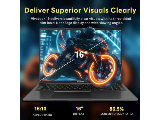 ASUS Vivobook 16' WUXGA Laptop, Intel i7-1255U, 40GB RAM, 1.28TB Storage(1TB SSD+288GB Docking Station Set), Intel Iris Xe Graphics, Numeric...