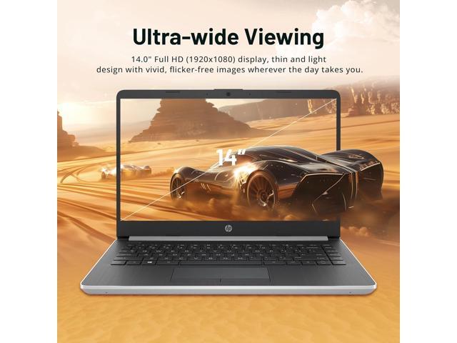 HP 14'' FHD Laptop, Intel Pentium Silver N5000, 4GB DDR4 RAM, 224GB Storage(64GB eMMC + 160GB Docking Station Set), Intel UHD Graphics 605, 720p...