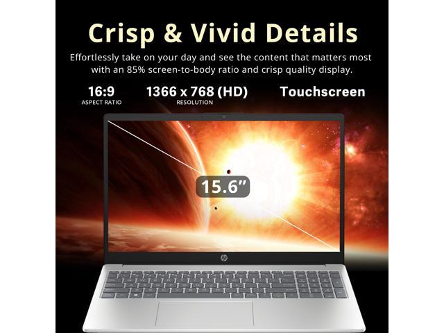 HP 15.6 HD Touchscreen Laptop, Intel Core i3-1215U Processor, 32GB RAM, 1TB PCIe SSD, Intel UHD Graphics, HD Webcam, Numpad, Wi-Fi 5, Bluetooth,...