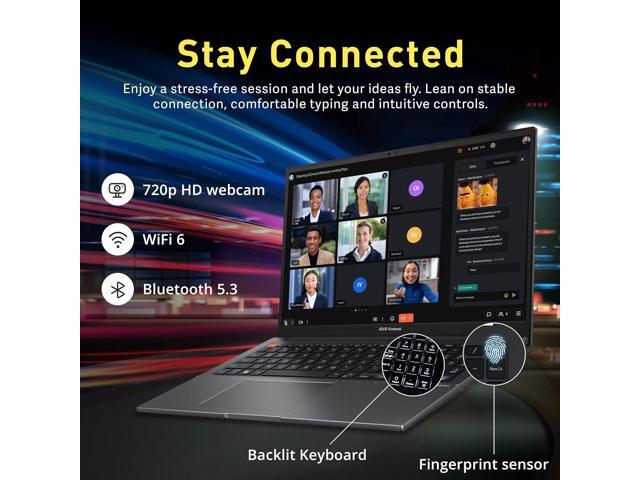 ASUS VivoBook S15 Slim Laptop, 15.6' FHD Display, Ryzen 5-5600H, 8GB RAM, 1.16TB Storage(1TB SSD +160GB Docking Station), AMD Radeon Graphics,...