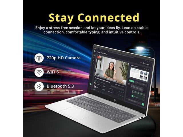 HP 15.6' HD Anti-Glare Chromebook Laptop, Intel Pentium N200, 8GB LPDDR5, 224GB Storage (64GB eMMC+160GB Docking Station Set), Intel UHD Graphics,...