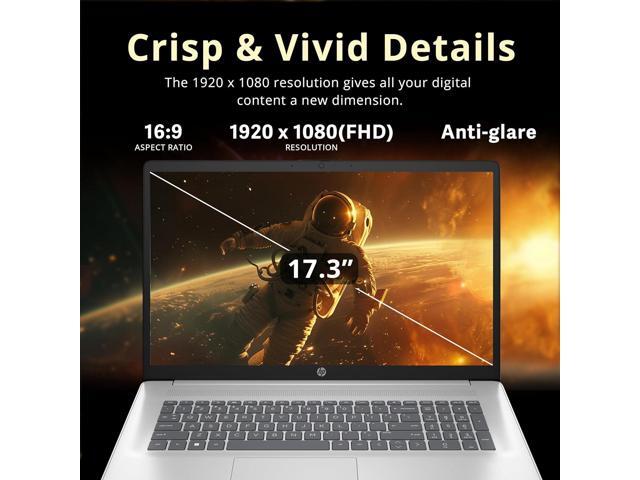 HP 17.3' FHD IPS Anti-Glare Laptop, Intel 7-150U, 64GB RAM, 2.28TB Storage (2TB SSD+288GB Docking Station Set), Intel Graphics, 1080p FHD Camera,...