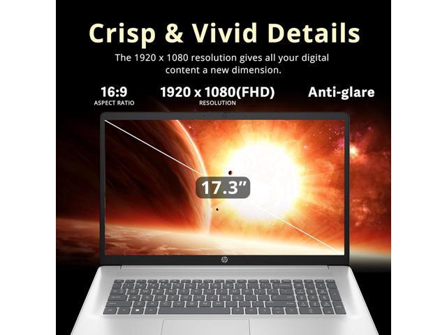 HP 17.3' FHD IPS Anti-Glare Laptop, Intel 7-150U, 32GB RAM, 2.28TB Storage (2TB SSD+288GB Docking Station Set), Intel Graphics, 1080p FHD Camera,...