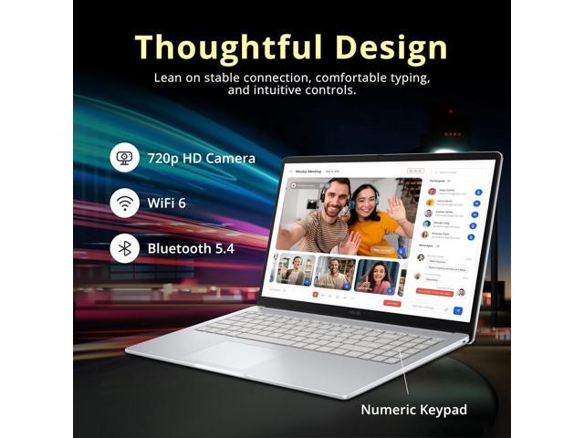 ASUS Chromebook CX15 15.6' FHD IPS Laptop, Intel Celeron N4500, 4GB RAM, 640GB Storage (128GB eMMC+512GB Docking Station Set), Intel UHD Graphics,...