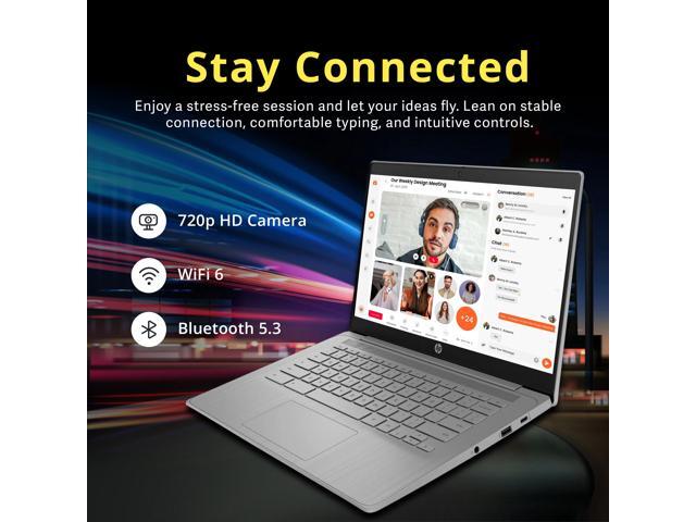 HP Chromebook 14' HD Laptop for Business & Students, Intel Celeron N4500, 4GB LPDDR4, 224GB Storage(64GB eMMC+160GB Docking Station), UHD Graphics,...