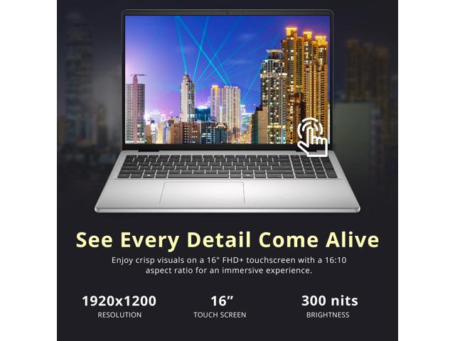 Dell 16'' Full HD+ IPS Touchscreen Laptop, Intel Core i7 150U, 64GB RAM, 4.28TB Storage(4TB SSD + 288GB Docking Station Set), Intel Graphics,...