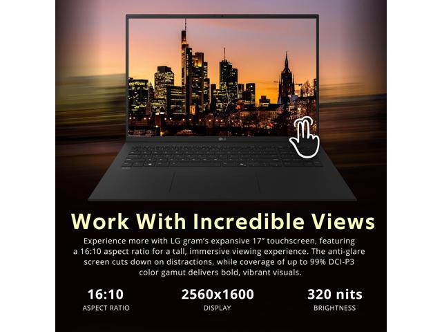 LG Gram 17'' WQXGA Touchscreen Laptop, Intel Ultra 7 258V, 32GB RAM, 5TB Storage(4TB SSD + 1TB Docking Station Set), Intel Arc Graphics, Backlit...