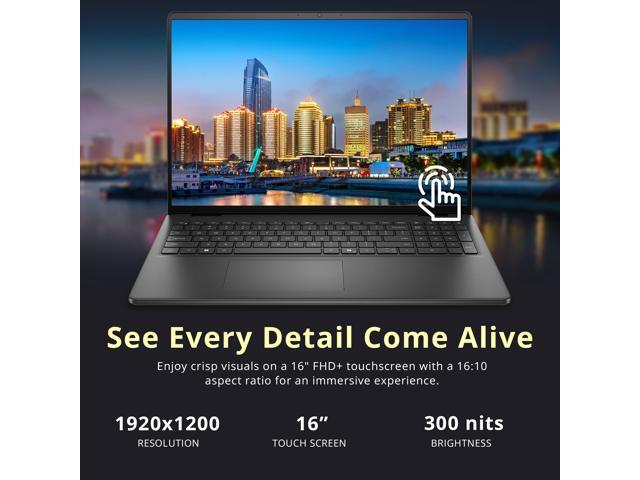 Dell 16' FHD+ Touchscreen Business Laptop, Intel Core 7 150U, 32GB RAM, 2TB Storage(1TB SSD+1TB Docking Station Set), Intel Graphics, Backlit...