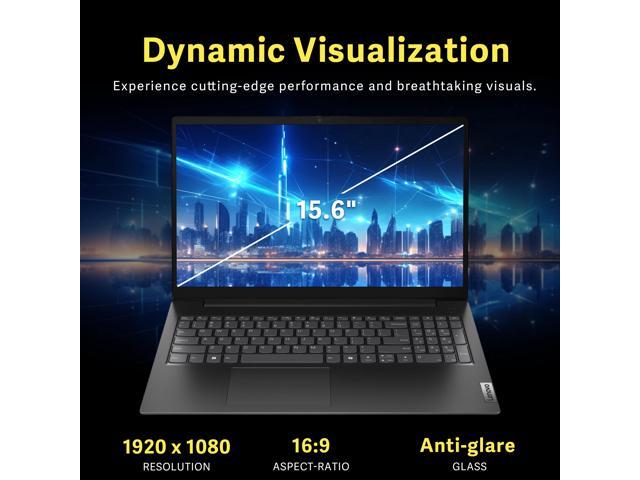 Lenovo V15 Gen 5 15.6' FHD Laptop, Intel Core 7 240H, 32GB RAM, 5TB Storage(4TB SSD+1TB Docking Station Set), Intel Graphics, Win 11, Black