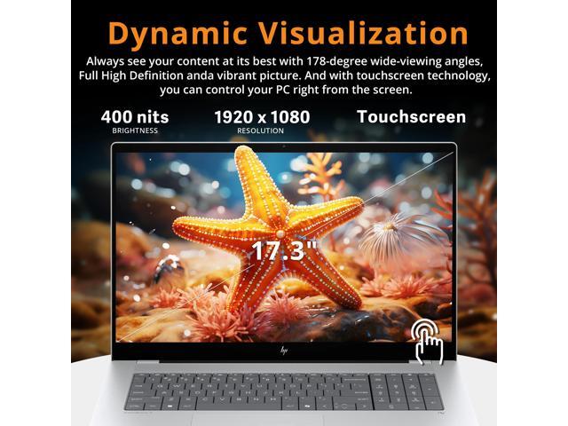 HP OmniBook X 17.3' FHD Touchscreen Laptop, Intel Core Ultra 7 258V, 32GB RAM, 3TB Storage(2TB SSD+1TB Docking Station Set), Intel Arc 140V,...
