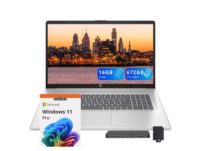 HP 17.3' FHD Business Laptop, Intel Core i5 1334U, 16GB DDR4, 672GB Storage (512GB SSD + 160GB Docking Station Set), Intel Iris Xe Graphics,...