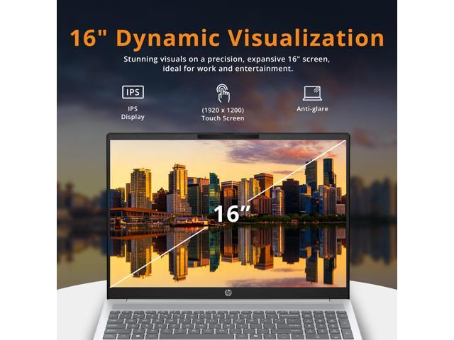 HP OmniBook 5 16' 2K Touchscreen Laptop, Intel Core Ultra 5 225U, 16GB RAM, 2.16TB Storage(2TB SSD+160GB Docking Station Set), Intel UHD Graphics,...