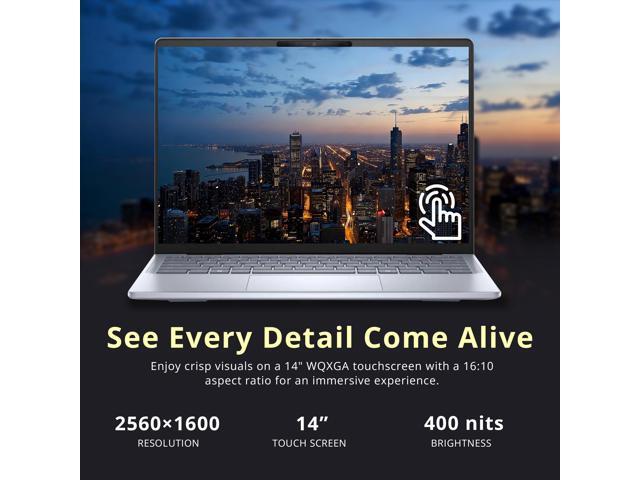Dell Inspiron 14 Plus 14' 2.5K Touchscreen Laptop, Snapdragon X Plus X1P-64-100, 16GB DDR5, 1.5TB Storage(512GB SSD+1TB Docking Station), Qualcomm...