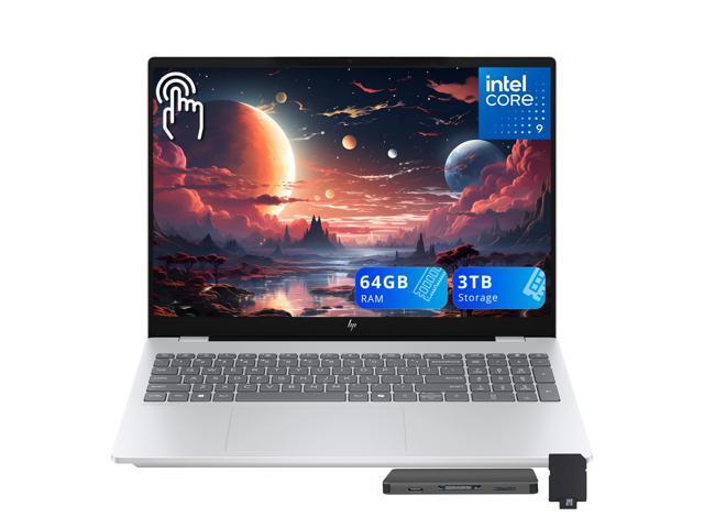HP OmniBook 7 16' 2K OLED Touchscreen Laptop, Intel Core 9 270H, 64GB DDR5, 3TB Storage(2TB SSD+1TB Docking Station Set), Intel Graphics, Backlit...