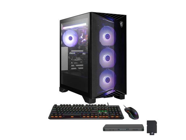 MSI Aegis ZS2 Gaming Desktop, AMD Ryzen 9 9900X, 32GB DDR5, 3TB Storage (2TB SSD+1TB Docking Station Set), NVIDIA GeForce RTX 5080, Keyboard &...