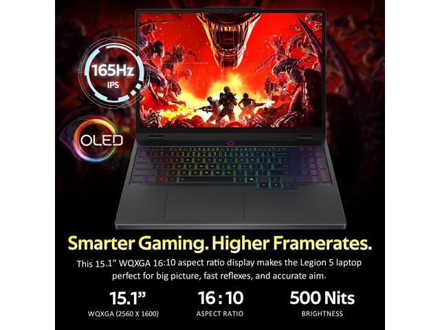 Lenovo Legion 5 15.1' WQXGA OLED 165Hz Gaming Laptop, Intel Core Ultra 9 275HX, 64GB DDR5, 5TB Storage(4TB SSD+1TB Docking Station Set), GeForce...