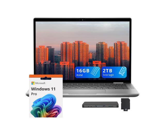 Dell Latitude 7450 14' FHD+ Lightweight Business Laptop, Intel Core Ultra 7 165H, 16GB RAM, 2TB Storage (1TB SSD+1TB Docking Station), Backlit.