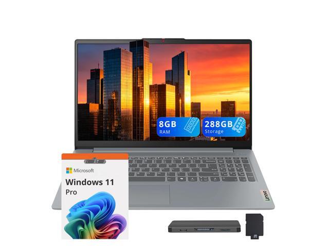 Lenovo IdeaPad Slim 3 15.6' Anti-Glare FHD Laptop, Intel Processor N150, Intel Graphics, 8GB RAM, 288GB Storage(128GB UFS+160GB Docking Station...