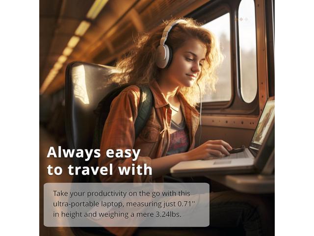 HP Stream 14' HD Laptop, Intel Celeron N4120 Processor, 4GB RAM, 64GB eMMC, HD Audio, HD Webcam, Intel UHD Graphics 600, 1 Year Office, HDMI, Win...