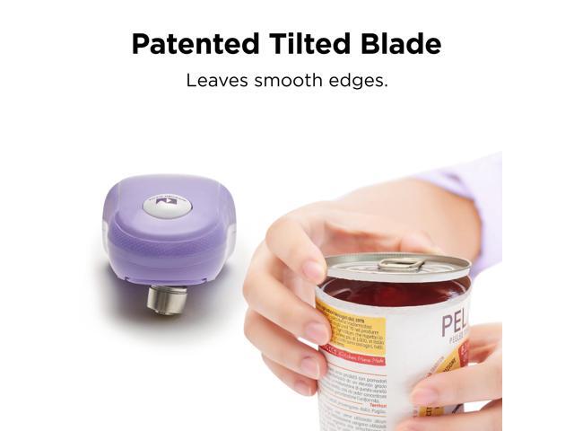 Kitchen Mama One Touch can Opener: Open cans with Simple Press of A Button - Auto Stop As Task completes, Ergonomic, Smooth Edge, Food-Safe,...