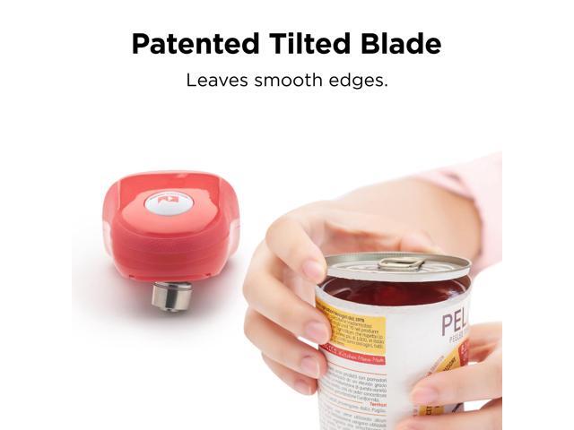Kitchen Mama One Touch Can Opener: Open Cans with Simple Press of A Button - Auto Stop As Task Completes, Ergonomic, Smooth Edge, Food-Safe,...