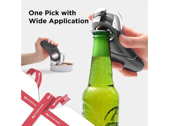 Kitchen Mama Gift Set Electric Can Opener & Bottle Opener, Cool Gifts for Him, Automatic can opener (One-To-Go) Hands Free, Smooth Edge, 6 in 1...