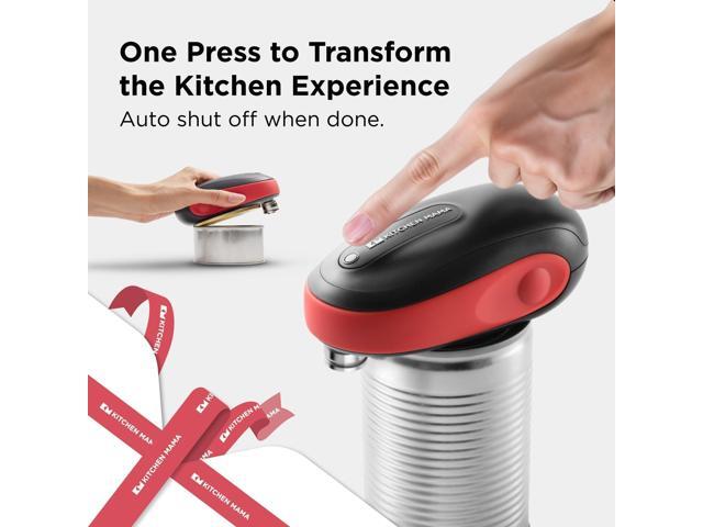 Kitchen Mama Gift Set Electric Can Opener & Bottle Opener, Cool Gifts for Him, Automatic can opener (One-To-Go) Hands Free, Smooth Edge, 6 in 1...