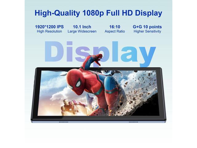 BYYBUO Tablet 10.1 inch Android 12 Tablets, 3GB RAM+32GB ROM, 1920x1200 IPS FHD Display, 7000mAh Battery, 5.0MP+13.0MP Camera, Octa-Core Processor,...