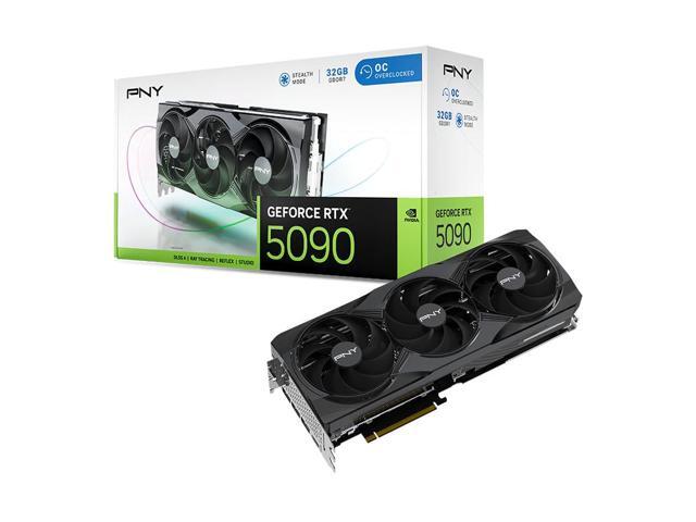 PNY - GeForce RTX 5090 32GB OC GDDR7 PCI Express 5.0 Graphics Card with Triple Fan - Black - image 8