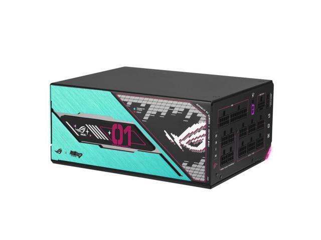 ASUS ROG Thor 1200W Platinum III RO JI x HATSUNE MIKU Edition PSU,80 PLUS Platinum Certified, ATX 3.1, GaN MOSFET, GPU-First Intelligent Voltage...