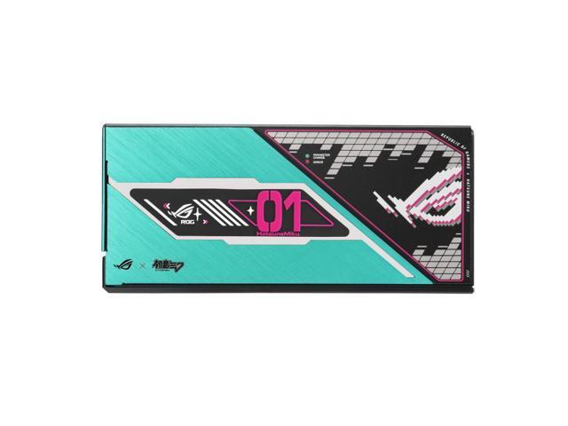 ASUS ROG Thor 1200W Platinum III RO JI x HATSUNE MIKU Edition PSU,80 PLUS Platinum Certified, ATX 3.1, GaN MOSFET, GPU-First Intelligent Voltage...