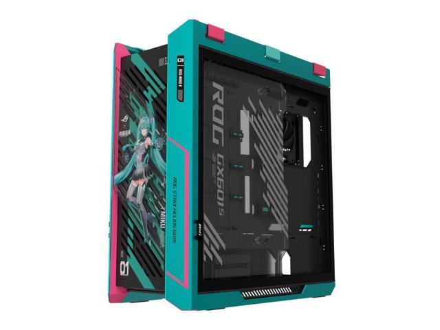 ASUS ROG Strix Helios GX601S HATSUNE MIKU Edition RGB Mid-Tower Computer Case for up to EATX Motherboards with USB 3.2 Front Panel, Aluminum alloy...