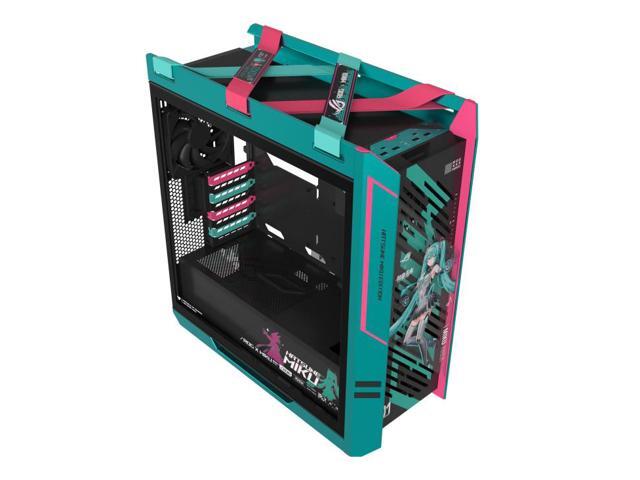 ASUS ROG Strix Helios GX601S HATSUNE MIKU Edition RGB Mid-Tower Computer Case for up to EATX Motherboards with USB 3.2 Front Panel, Aluminum alloy...