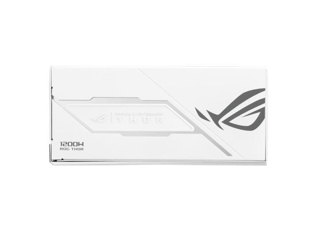 ASUS ROG Thor 1200W Platinum III WHITE EDITION PSU (80 PLUS Platinum Certified, ATX 3.1, GaN MOSFET, GPU-First Intelligent Voltage Stabilizer,...