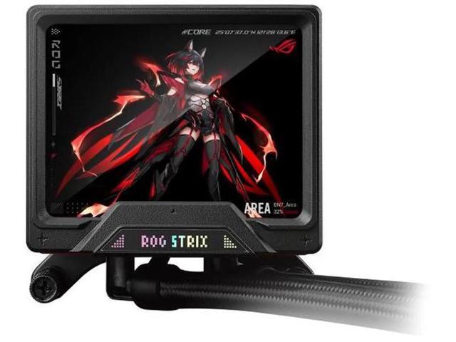 ASUS ROG STRIX 360 ARGB LCD RO HIME EDITION All-in-one Liquid CPU Cooler With 3.5 LCD, ASUS InfoHub Custom Animation, Asetek Pump, 3x ROG 120mm...