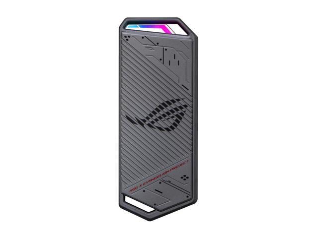 ASUS ROG STRIX Arion EVA Edition Aluminum Alloy M.2 NVMe SSD External Portable Enclosure Case Adapter, USB 3.2 Gen 2 Type-C (10 Gbps), Aura Sync,...