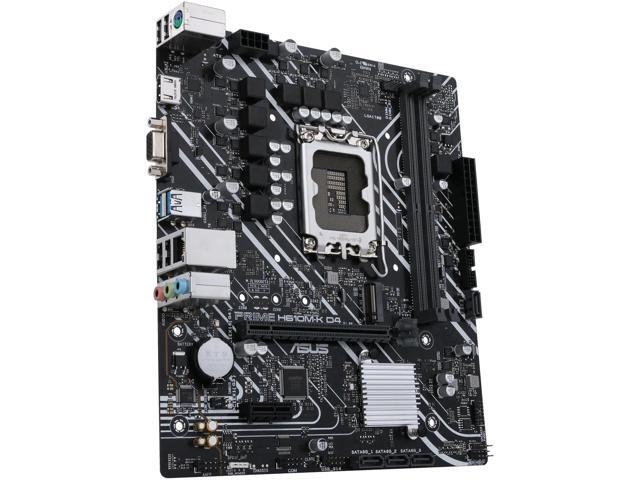 ASUS PRIME H610M-K D4 Intel H610 (LGA 1700) Micro-ATX motherboard, DDR4, PCIe 4.0, M.2 slot, Realtek 1 Gb Ethernet, HDMI/D-Sub, USB 3.2 Gen 1...