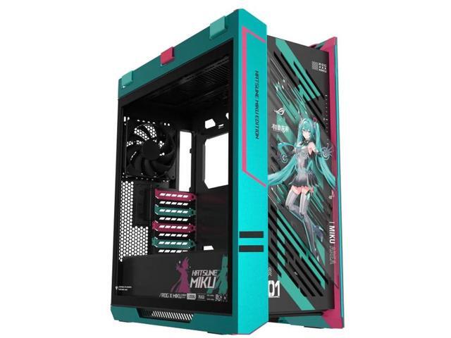 ASUS ROG Strix Helios GX601S HATSUNE MIKU Edition RGB Mid-Tower Computer Case for up to EATX Motherboards with USB 3.2 Front Panel, Aluminum alloy... Case