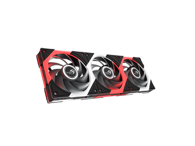 ASUS ROG Eurux GR120 ARGB Case Fan 3Pack (2600 RPM, 4.5 mmHO static pressure, 85 CFM airflow, daisy-chain cable design, three independent lighting...