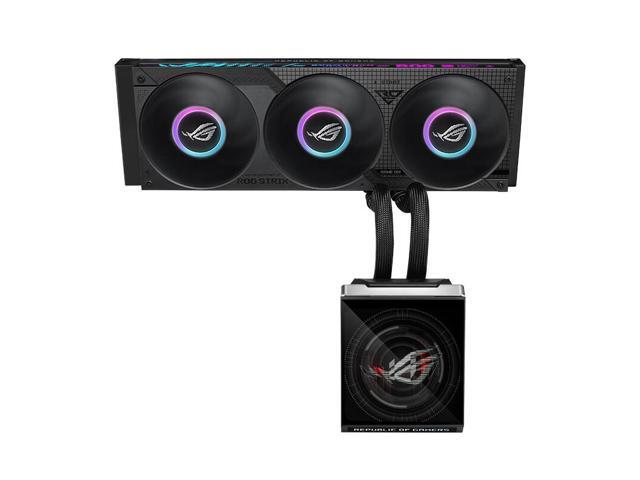 ASUS ROG Strix SLC IV 360 ARGB LCD All-in-One (AIO) Liquid CPU Cooler 250mm short tube, AIO Q-Connector wireless cooling technology,5.08' IPS.