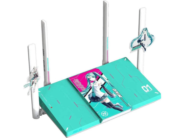 ASUS TX RT-BE57 Hatsune Miku Edition Dual-Band WiFi 7 (802.11be) Smart AiMe…