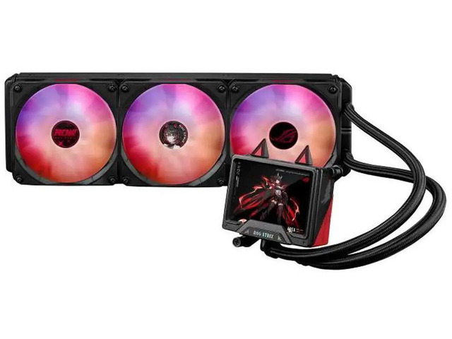 ASUS ROG STRIX 360 ARGB LCD RO HIME EDITION All-in-one Liquid CPU Cooler With 3.5 LCD, ASUS InfoHub Custom Animation, Asetek Pump, 3x ROG 120mm...
