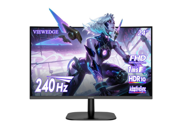 Viewedge 24" Curved FHD Gaming Monitor
