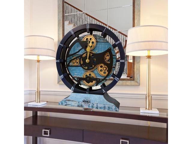 The Gears Clock 16 inches Wall Clock With Real Moving Gears convertible into a big Mantel Clock