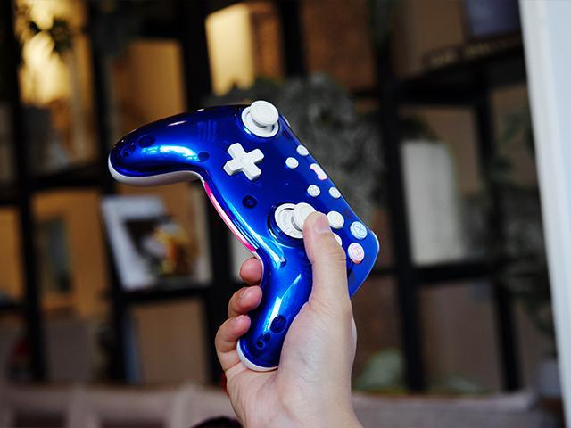 PB TAILS Crush Bluetooth Wireless HAll Joysticks Gaming Controllers Nintendo Switch PC STEAM 256RGB Colors adjustable Magcase