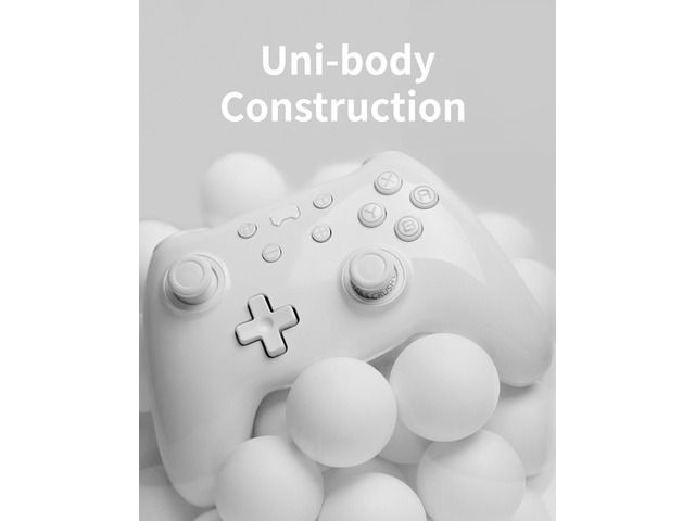 PB TAILS Crush Bluetooth Wireless HAll Joysticks Gaming Controllers China White Nintendo Switch PC STEAM 256RGB Colors adjustable Magcase