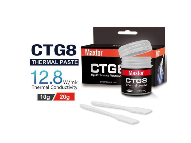 Maxtor Thermal CTG8 12.8W/mk thermal paste,Gaming grade CPU/GPU/cooling fan overclocking thermal grease,High TDP device cooling solution,4g syringe...