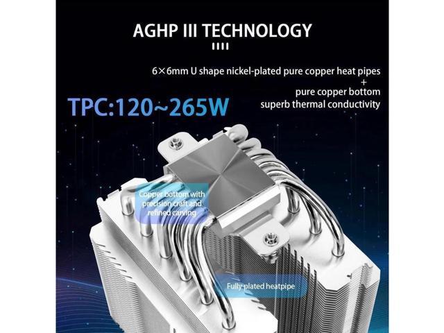 Peerless Assassin 120 SE ARGB CPU Air Cooler, 6 Heat Pipes Cpu cooler, Dual 120mm TL-C12C-S PWM Fan, Aluminium Heatsink Cover, AGHP Technology, for...