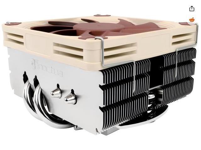 CPU Air Cooler - 6 Heat Pipes AGHP GEN 5.0 Technology 1850RPM PWM 120mm Fans, for Intel 1851/1700/115X/1200, AMD AM4/AM5 Black