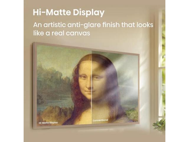 Hisense - 75" Class S7 Series CanvasTV 4K QLED TV with Hi-Matte Display and UltraSlim Wall Mount (2025) - image 7